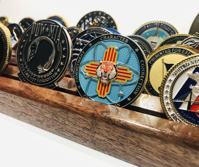 Display Case - Military Challenge Coin, Ribbon & Insignia, Military Display  Accessories